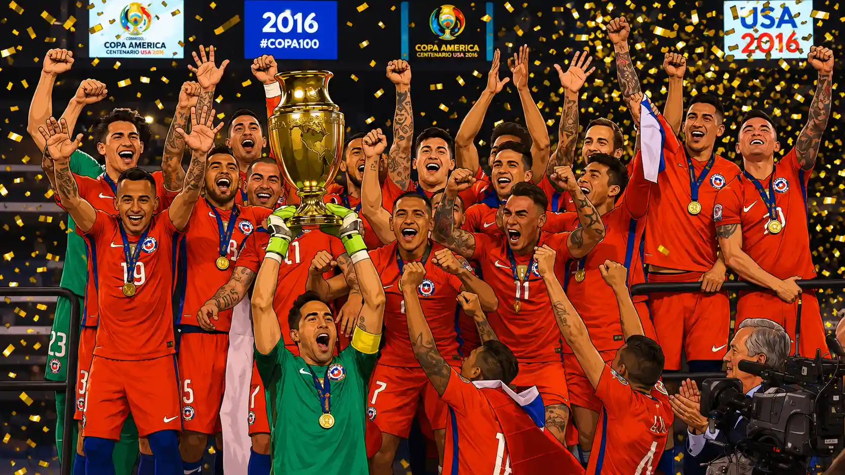 Campeones de América por segunda vez